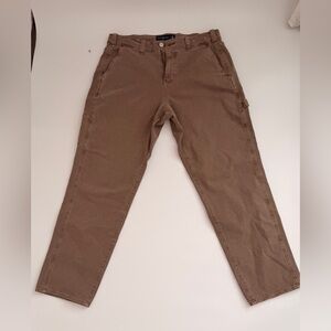 Abercrombie & Fitch Tan Loose-Fit Pants